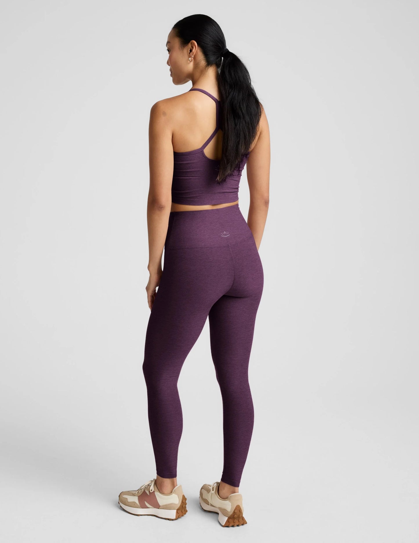 SPACEDYE CAUGHT IN THE MIDI LEGGING brilliant blackberry
