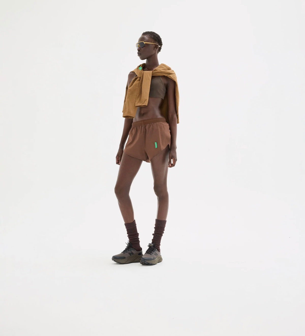 2” SPLIT SHORTS espresso