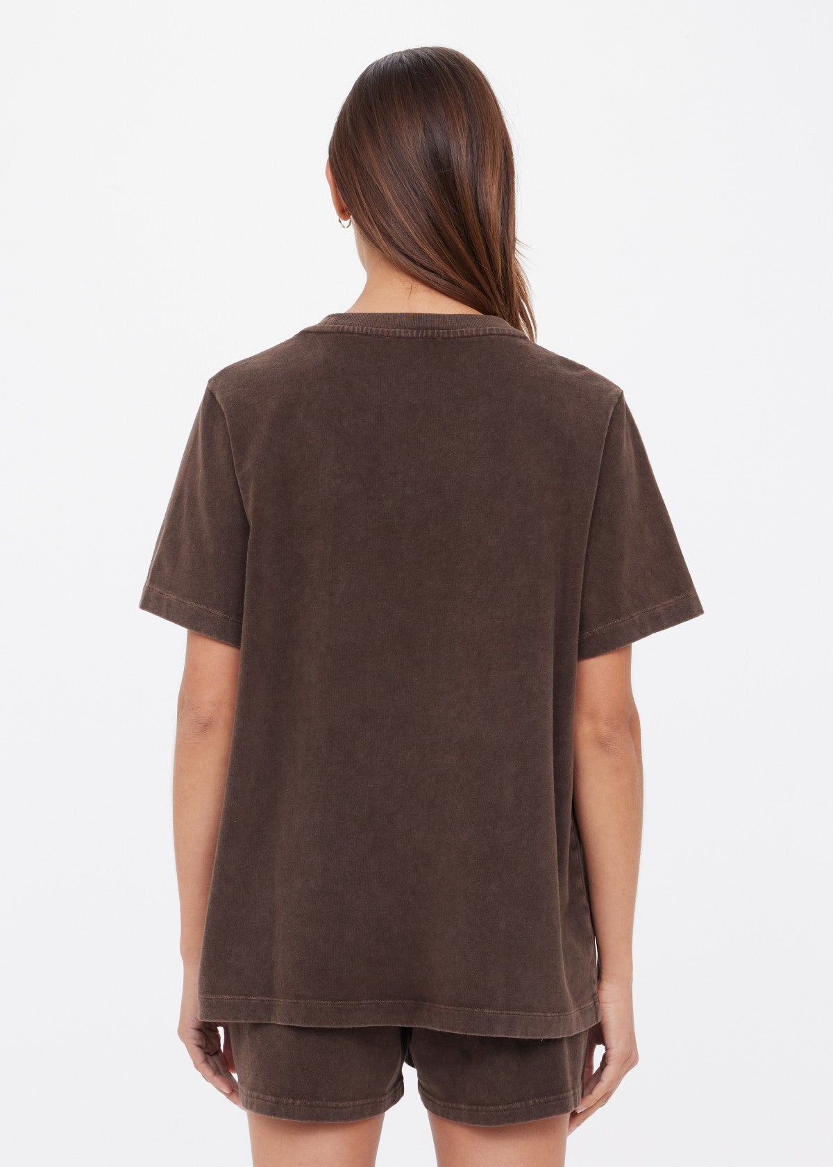 SOHO EVA CREW NECK TEE cocoa