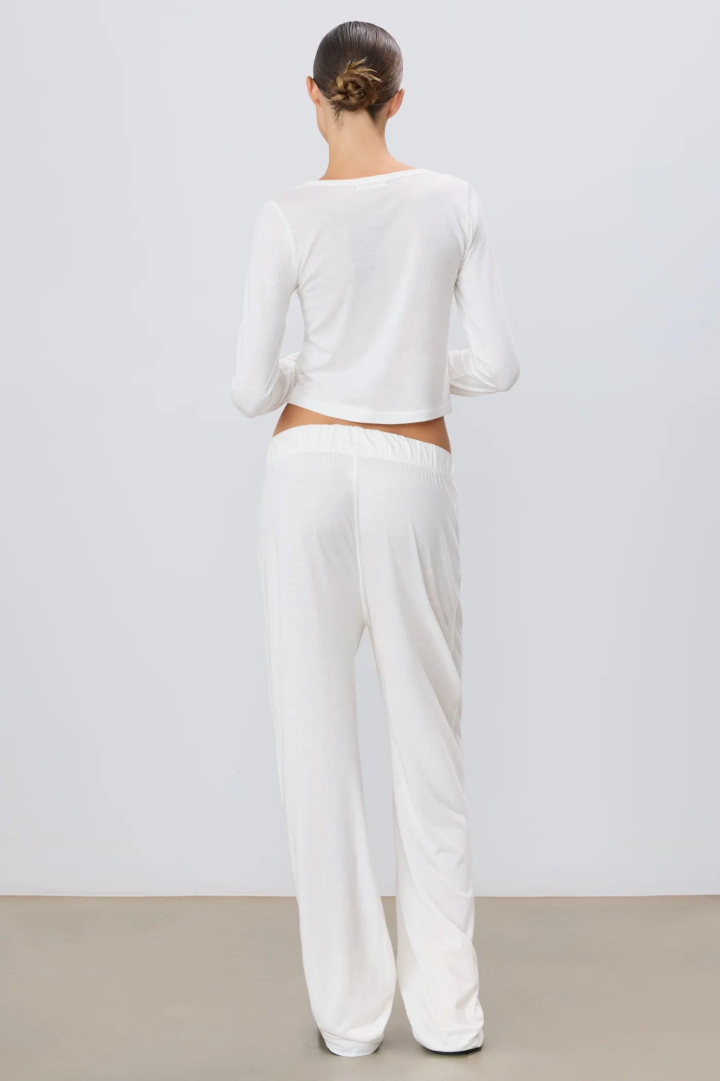 LOUNGE PANT COTTON MODAL ivory