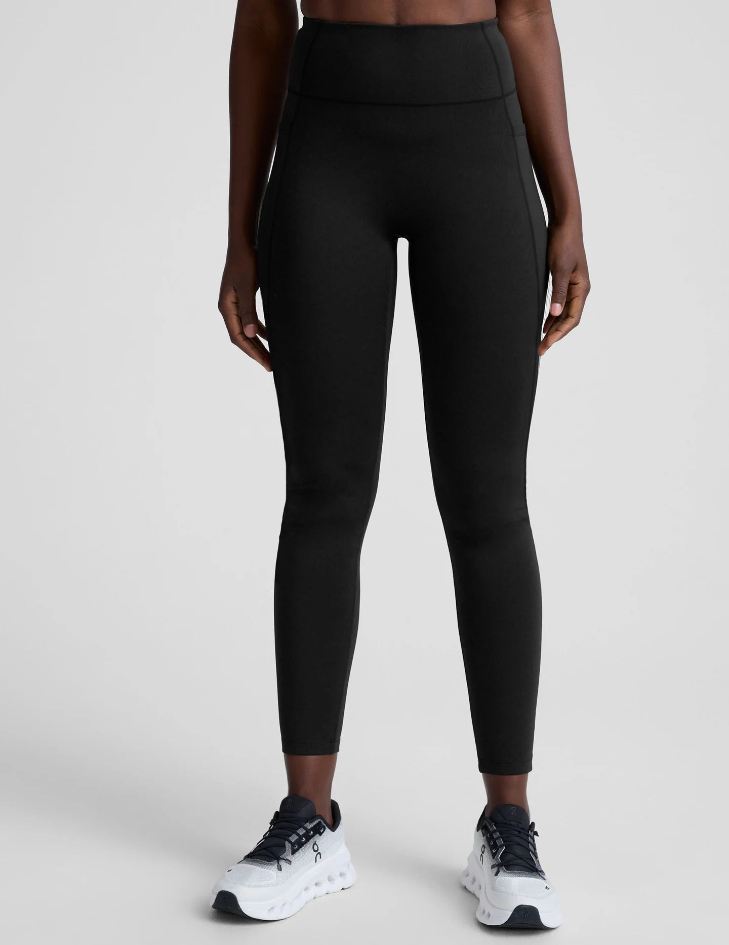PACER FLEECE ZIP POCKET LEGGING black