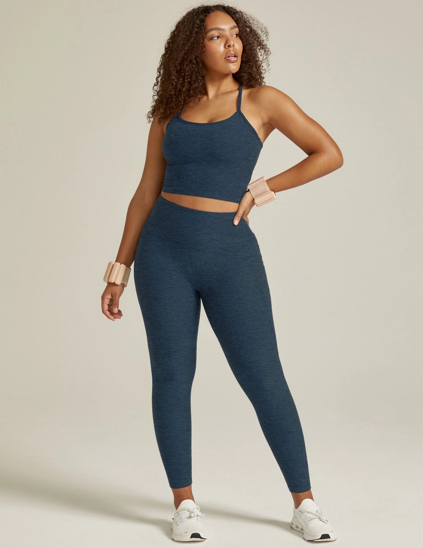 SPACEDYE SLIM RACERBACK TANK nocturnal navy