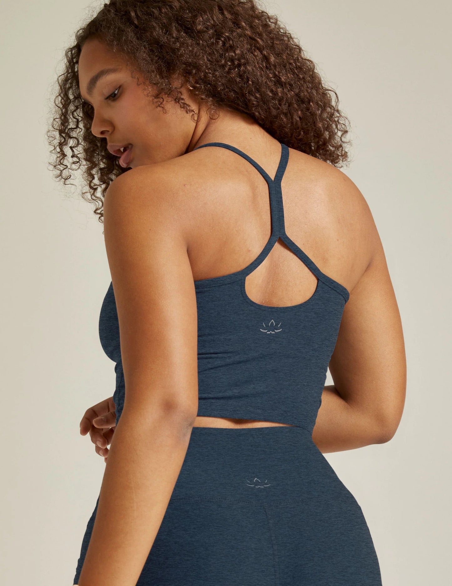 SPACEDYE SLIM RACERBACK TANK nocturnal navy