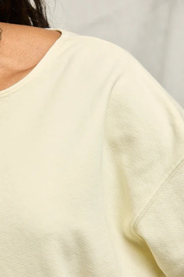 BRIANA LONG SLEEVE custard