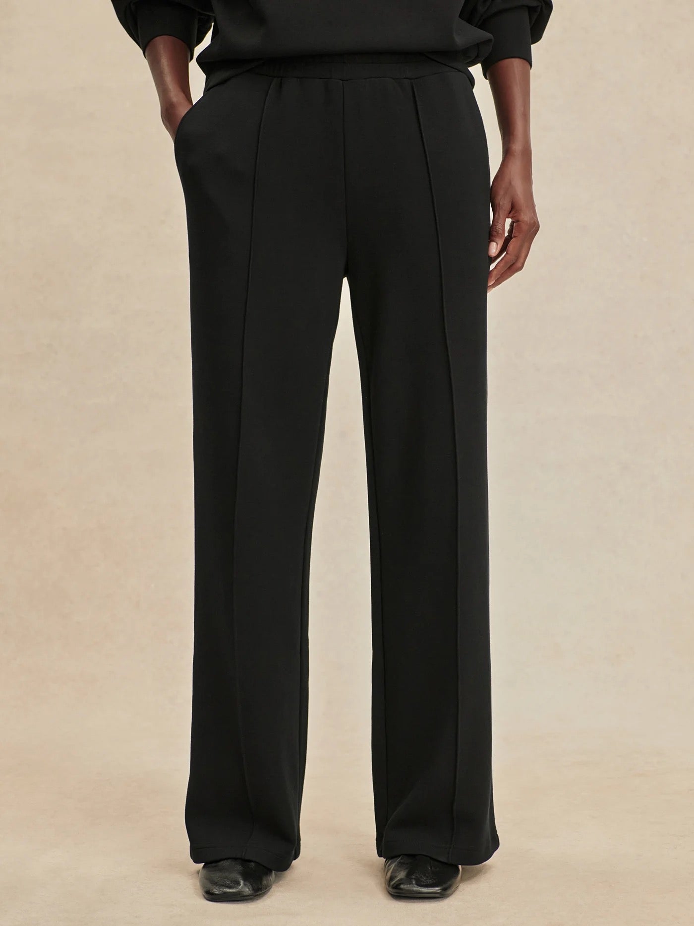 THE WIDE LEG PANT 28 black