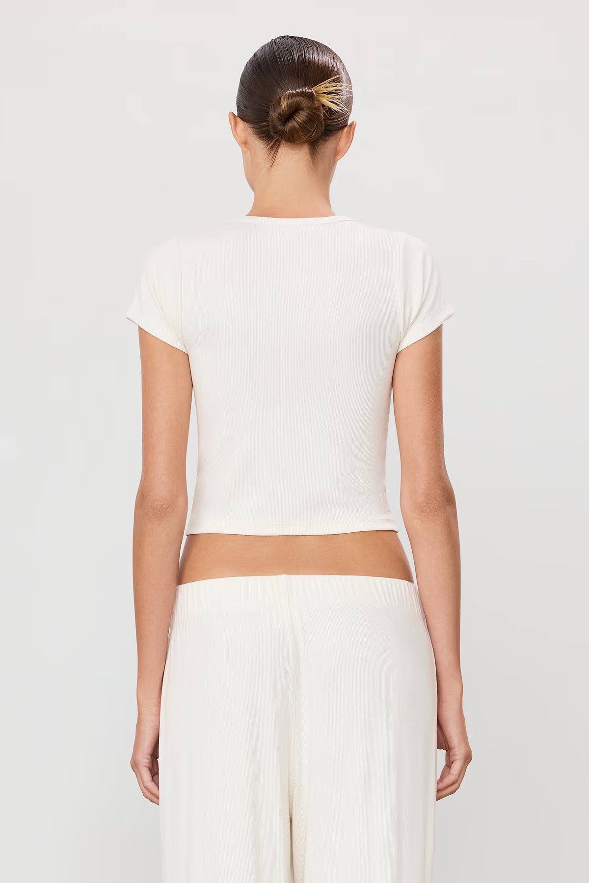 SHORT SLEEVE BABY TEE cream