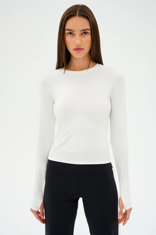 AIRWEIGHT LITE LONGSLEEVE WAIST LENGTH white