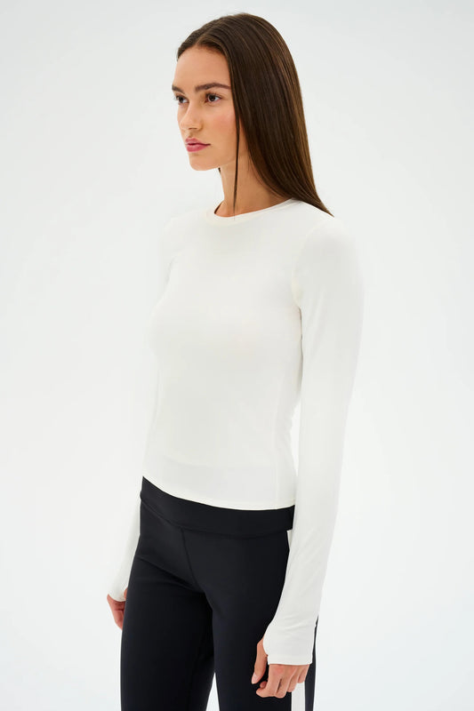 AIRWEIGHT LITE LONGSLEEVE WAIST LENGTH white