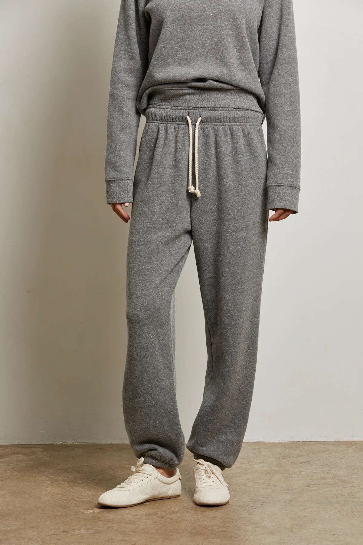 MICHELLE FLEECE JOGGER dark heather grey