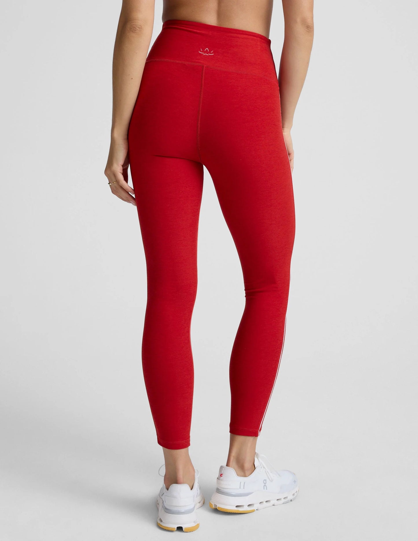 SPACEDYE READY MIDI LEGGING holly red heather