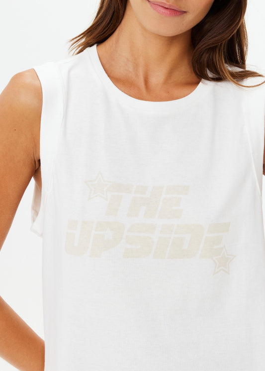 STARDUST JEET TANK TOP white