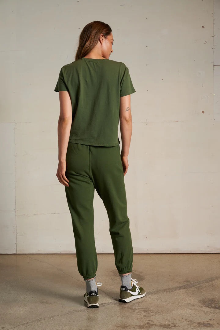 HARLEY BOXY CREW fern green