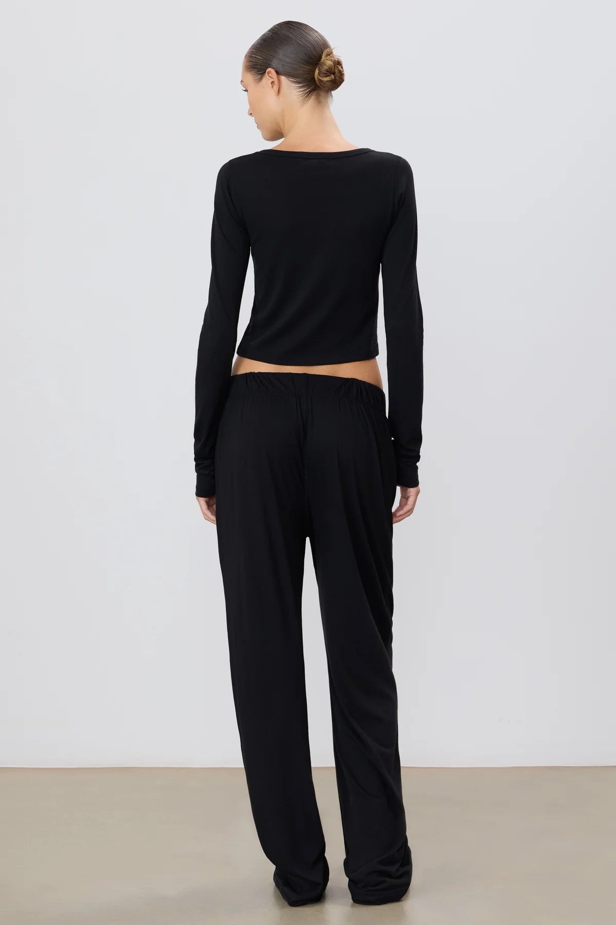 LOUNGE PANT COTTON MODAL black