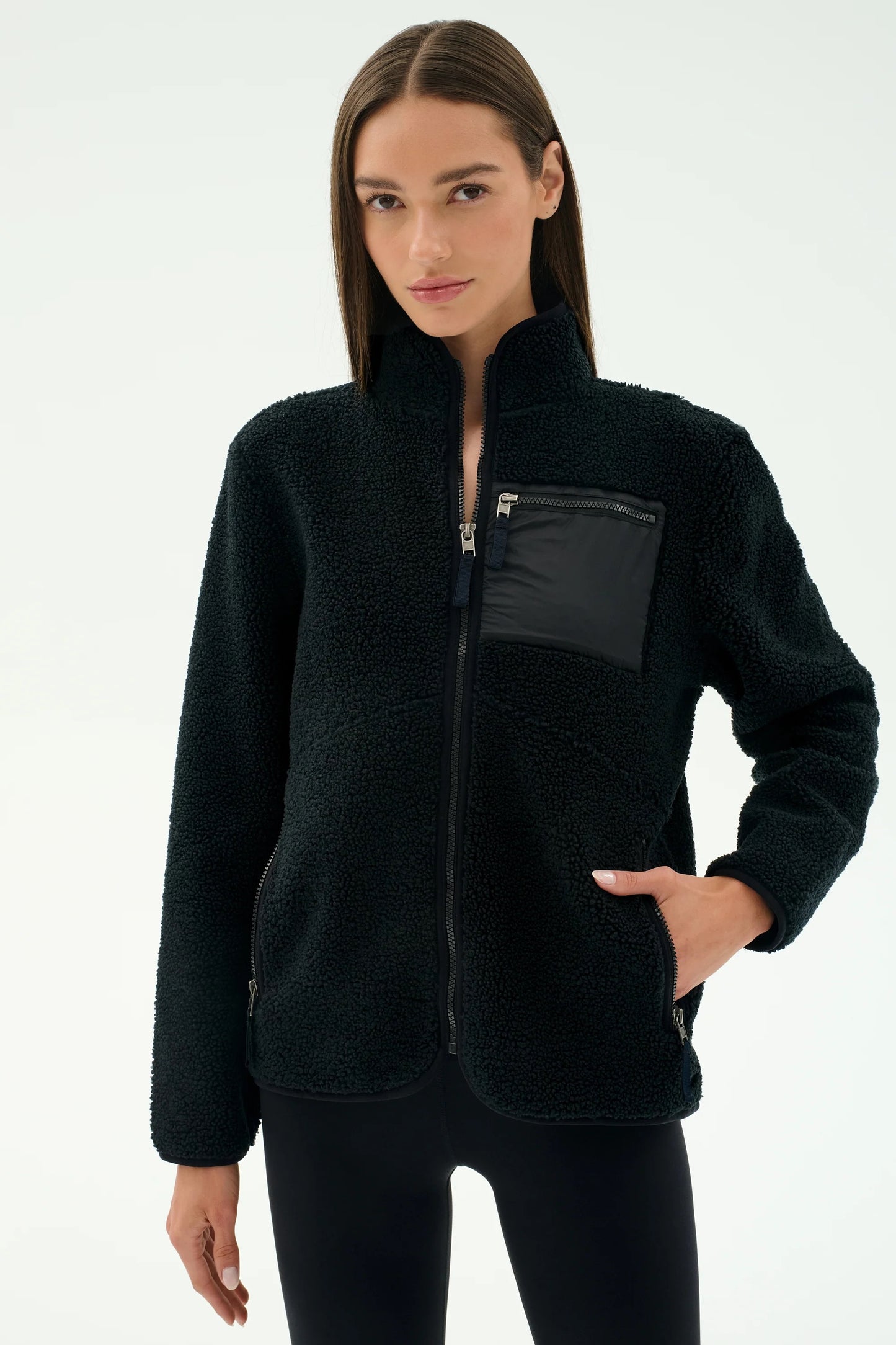 HARRIS SHERPA JACKET black