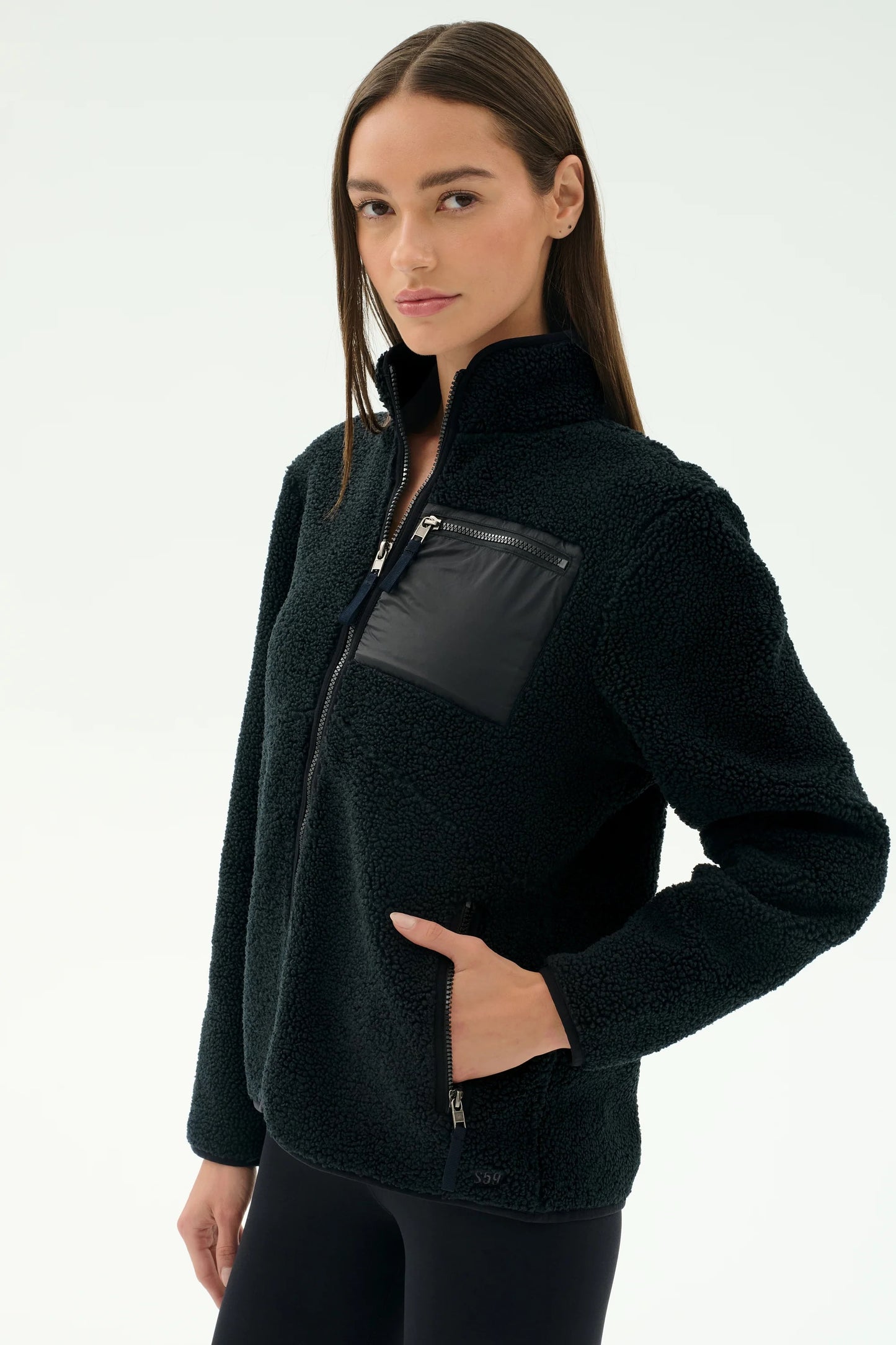 HARRIS SHERPA JACKET black