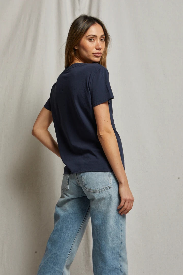 HARLEY BOXY TEE navy