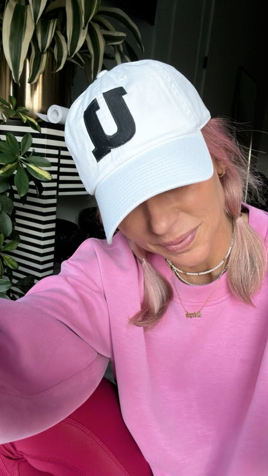 WHITE U Hat