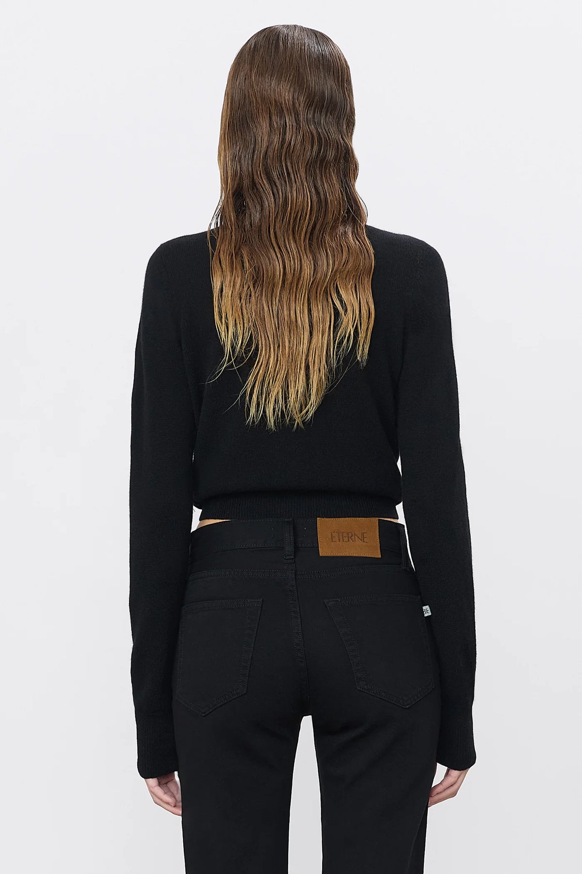 REESE CASHMERE SWEATER black