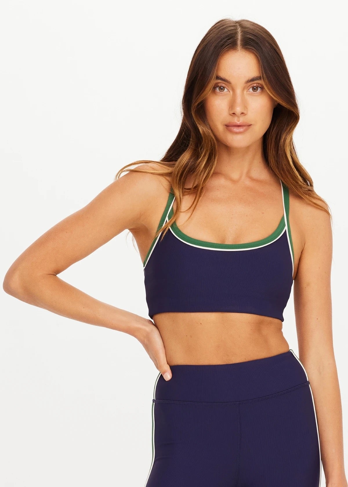 RHYTHM FAYE RACERBACK BRA navy