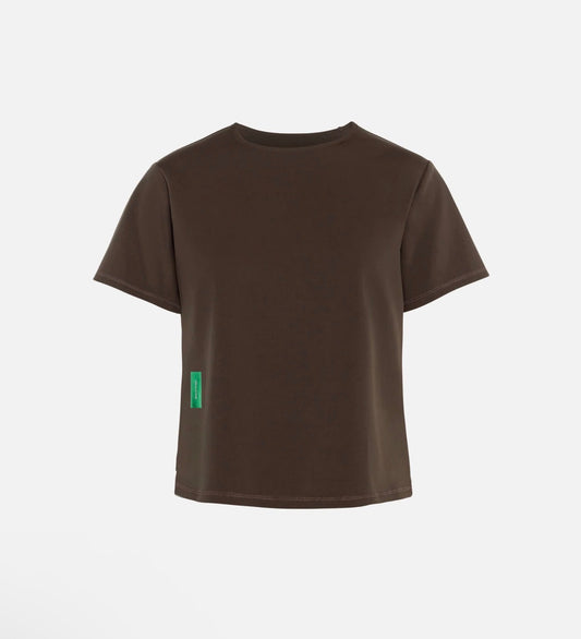 BOXY SOFT INTERLOCK TEE earth