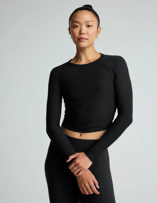 FEATHERWEIGHT YOUR FIT LONG SLEEVE TOP darkest night