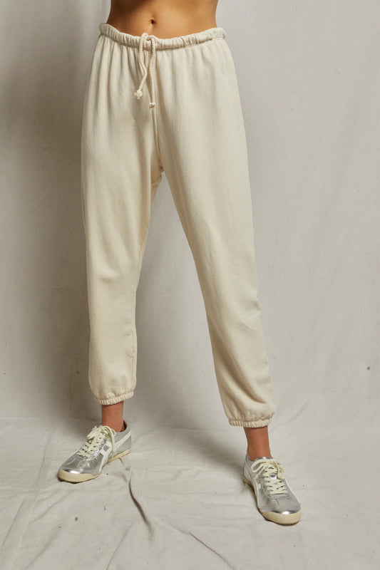 JOHNNY FRENCH TERRY EASY SWEATPANT sugar