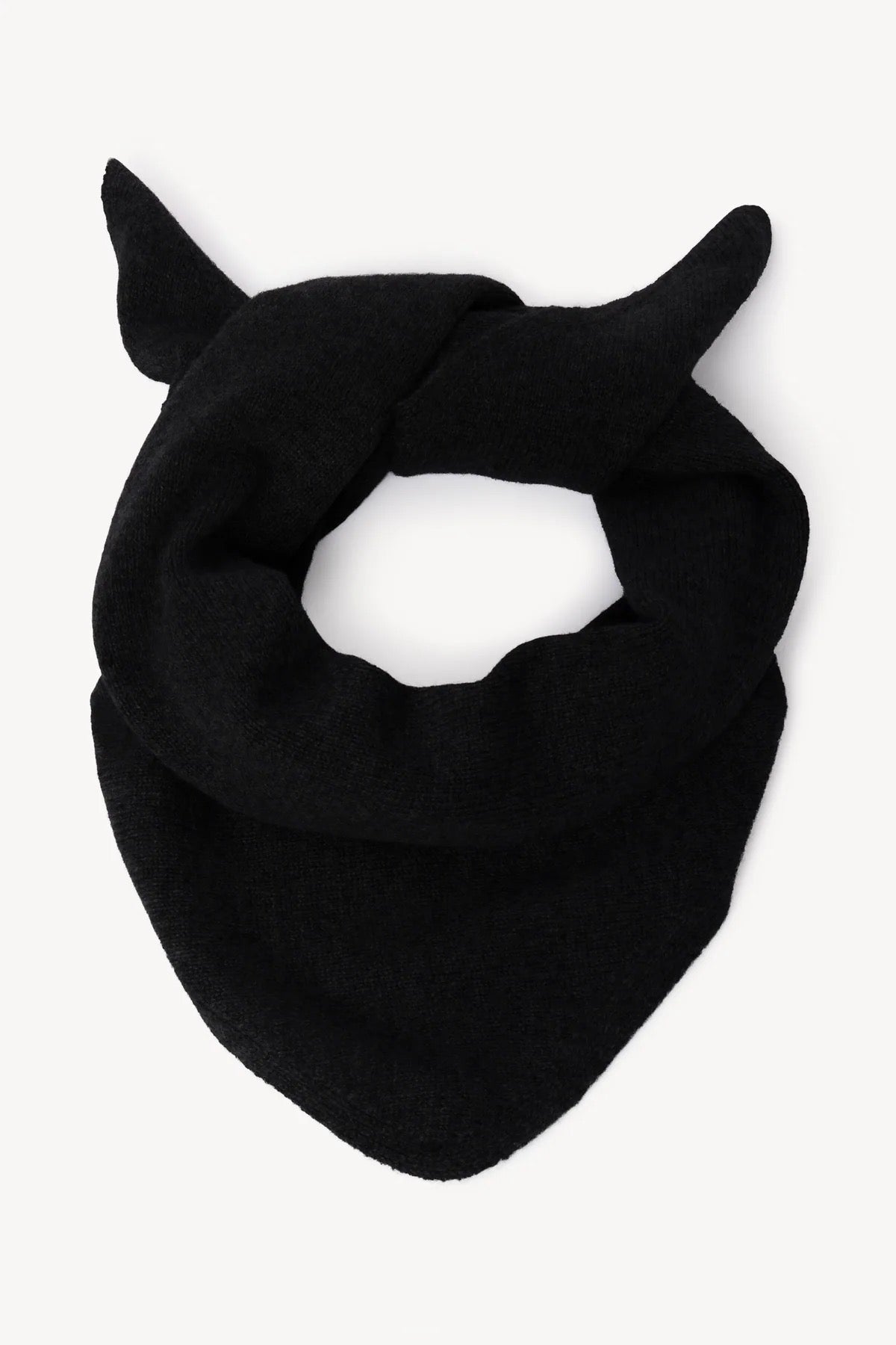 TRIANGLE SCARF black