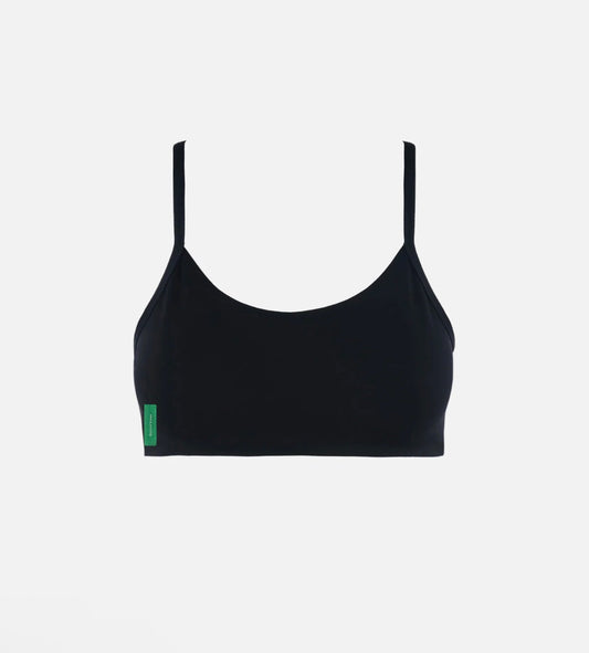 LIGHT SUPPORT INTERLOCK BRA black