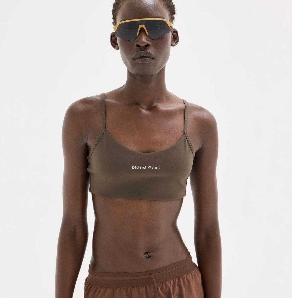 LIGHT SUPPORT INTERLOCK BRA earth