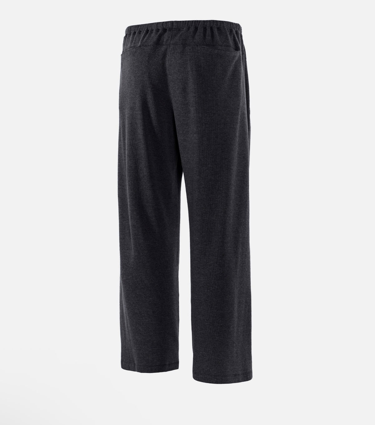 WAFFLE PANTS black
