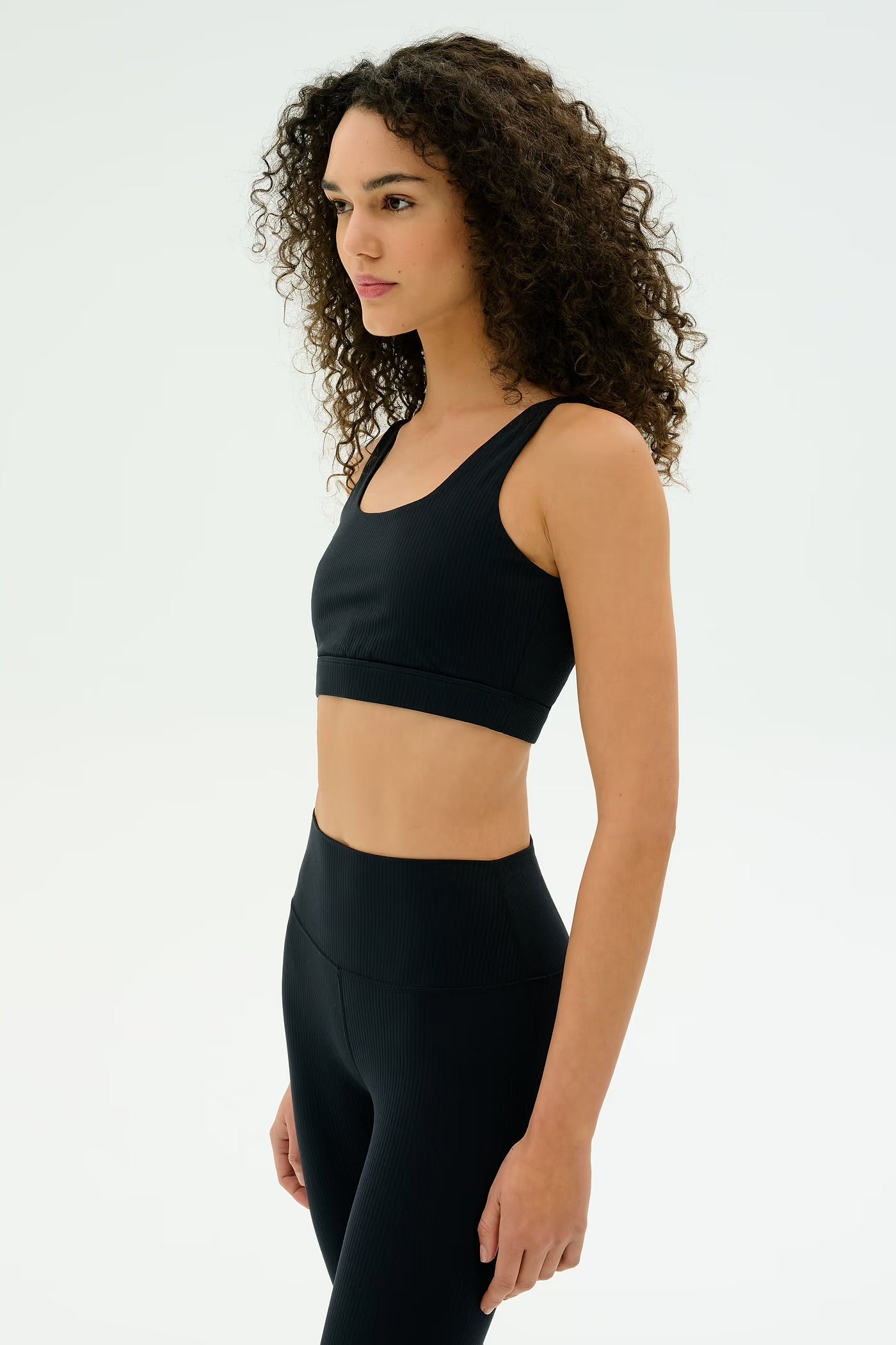 AIRWEIGHT RIB BRA black