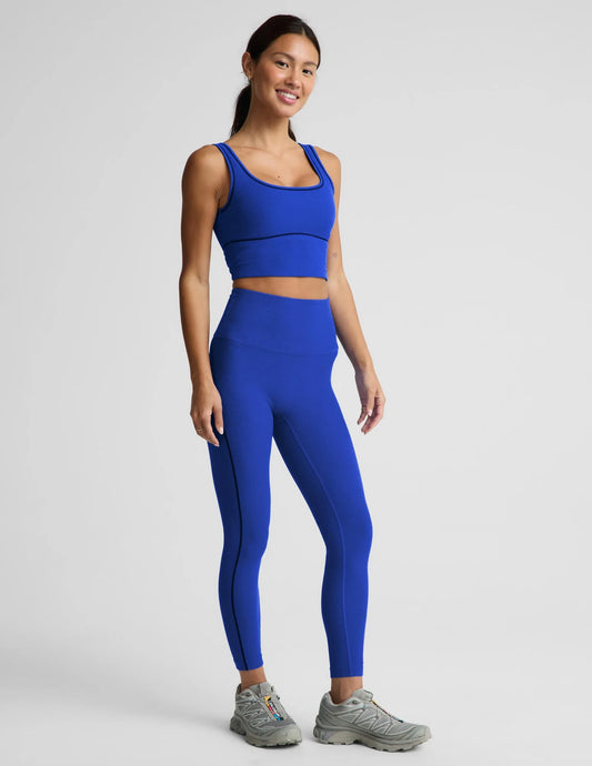 SPACEDYE DYNAMIC HIGH WAISTED LEGGING ultra blue heather