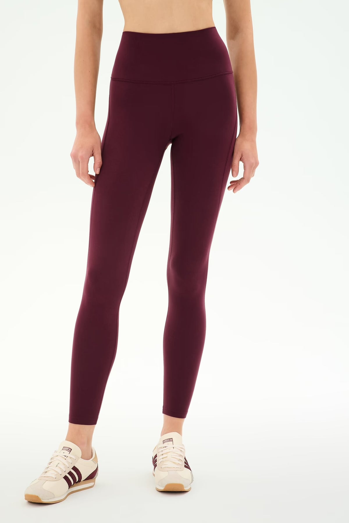 HIGH WAISTED 7/8 LEGGING dark cherry
