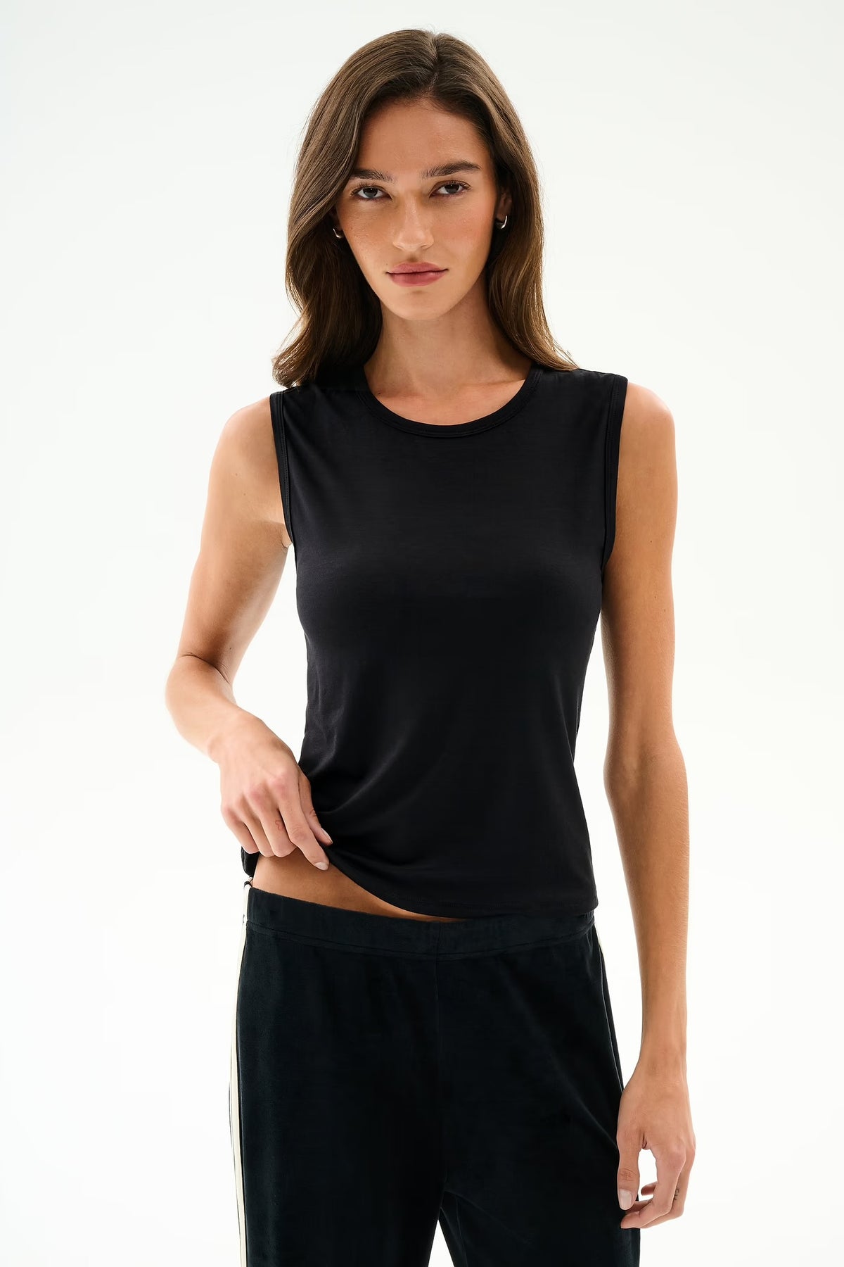 NIKKI JERSEY TANK black
