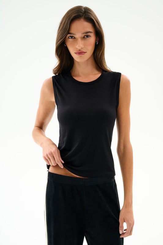 NIKKI JERSEY TANK black