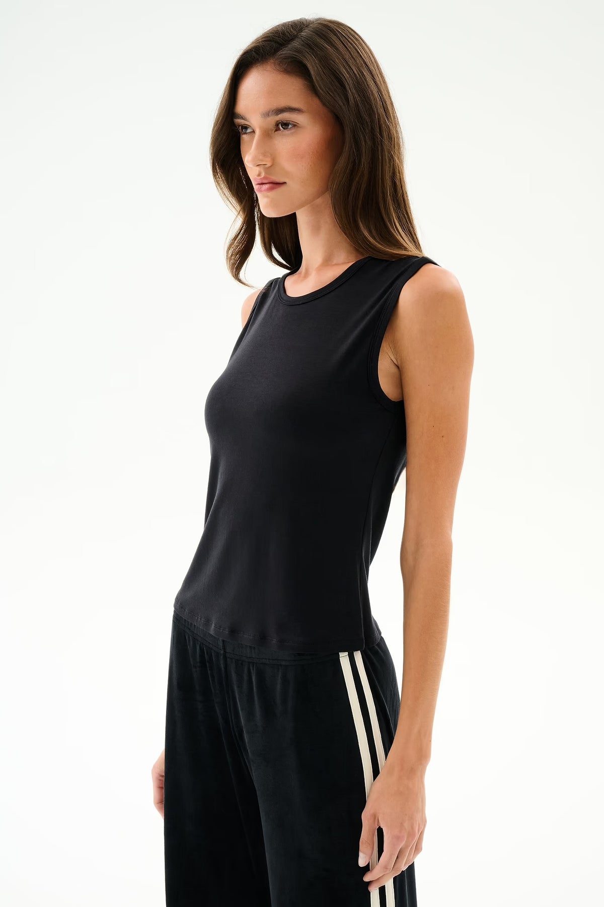 NIKKI JERSEY TANK black
