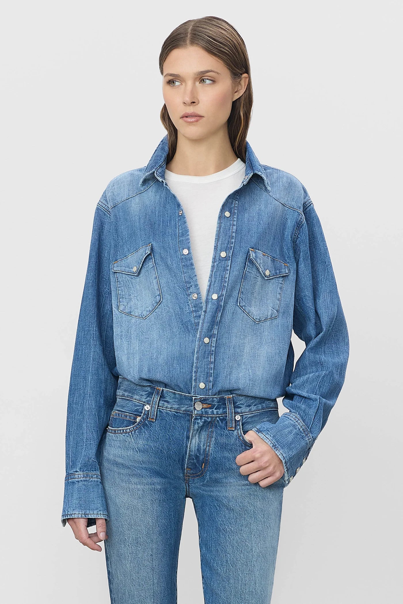 ELLIS SHIRT medium indigo