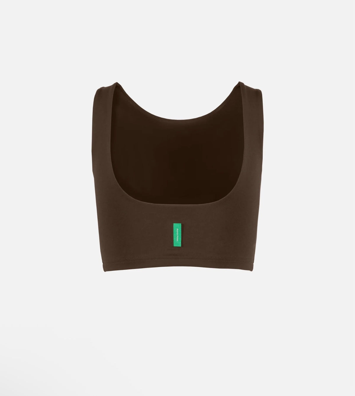 HIGH NECK INTERLOCK BRA earth