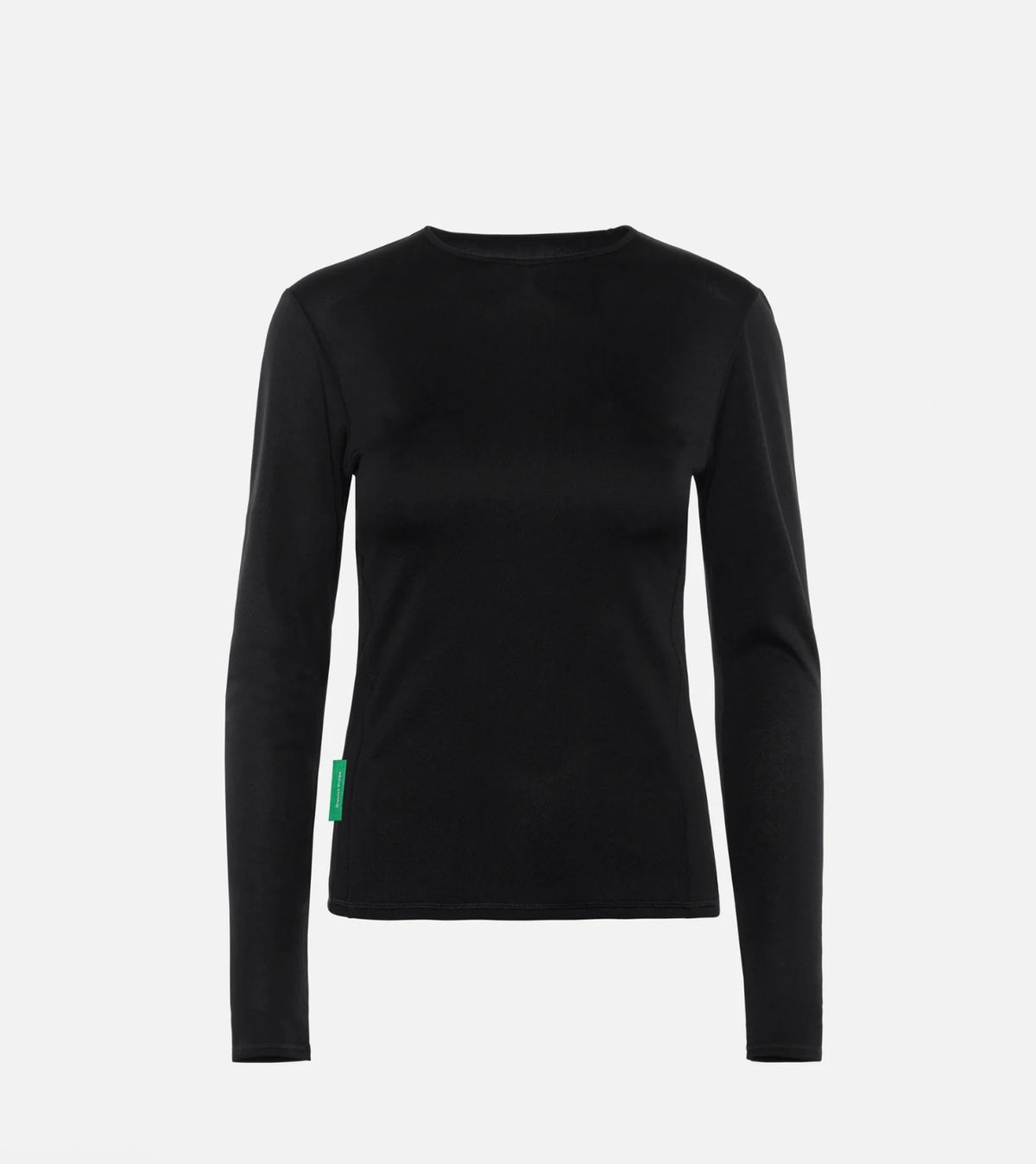 PANELED LONG SLEEVE T-SHIRT black