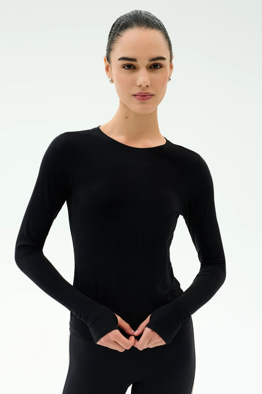 AIRWEIGHT LITE LONG SLEEVE WAIST LENGTH black