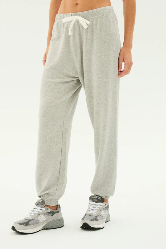 ANDIE OVERSIZED FLEECE SWEATPANT heather grey