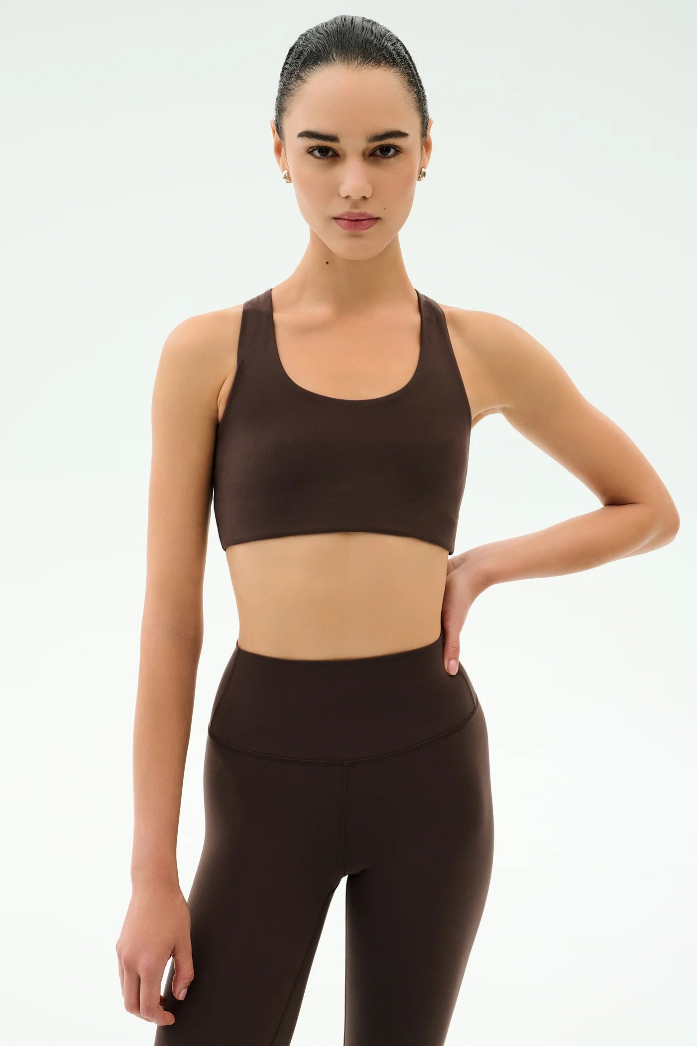 SARA AIRWEIGHT BRA dark chocolate