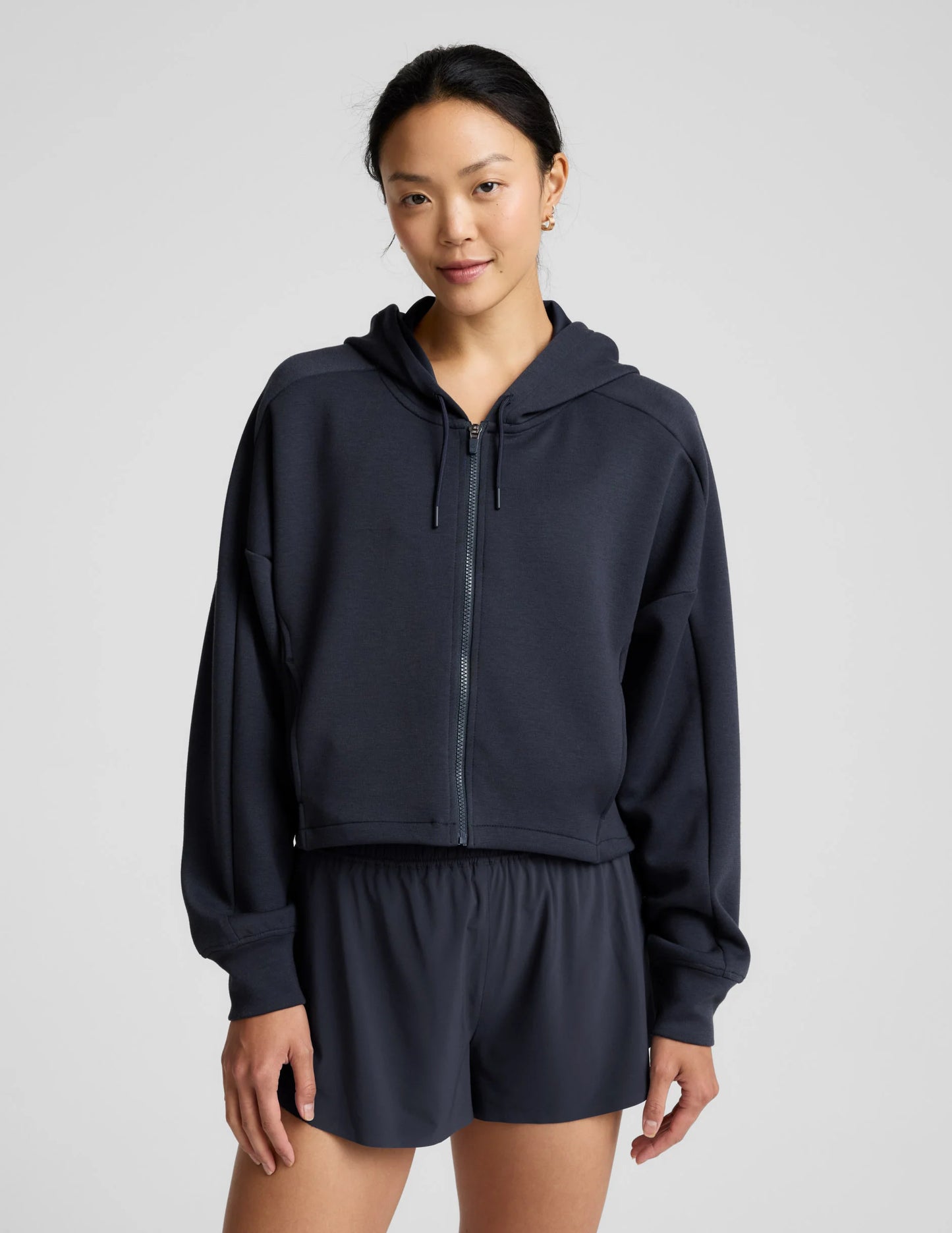 SOFTSPRING FULL ZIP HOODED JACKET nocturnal navy