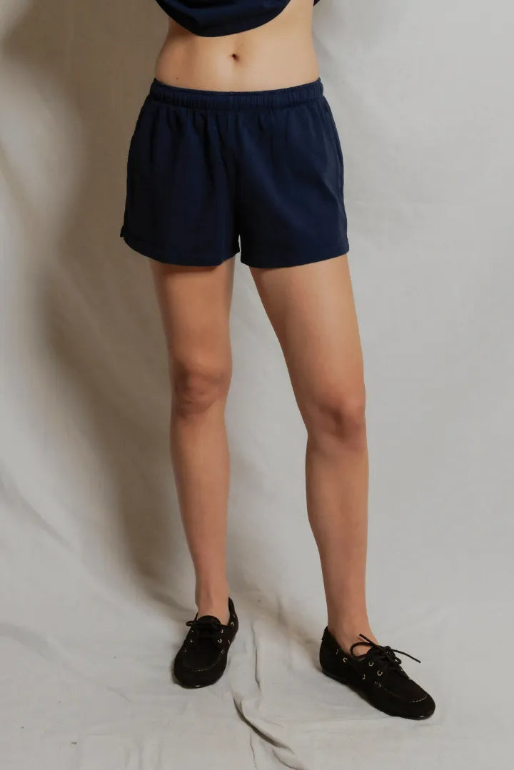 LIZ PULL ON SHORT navy