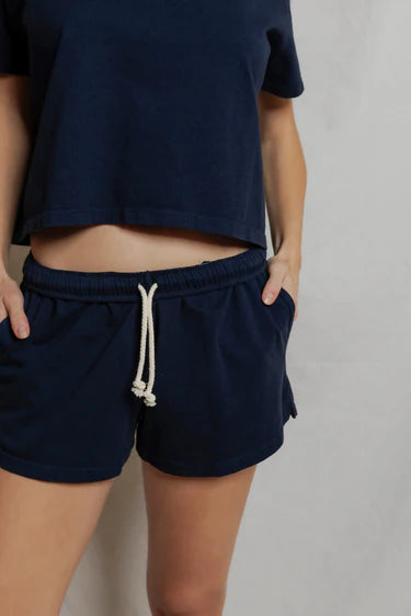 LIZ PULL ON SHORT navy