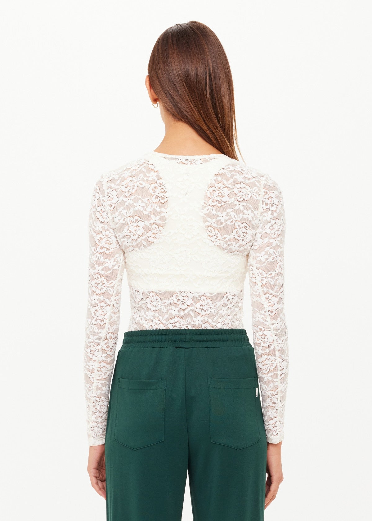 LYON ROSA LONG SLEEVE TOP cream