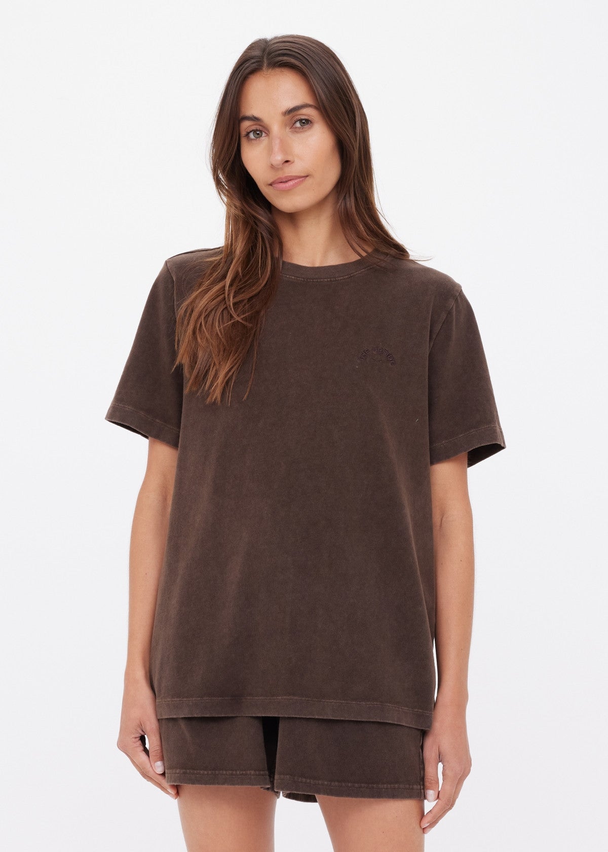 SOHO EVA CREW NECK TEE cocoa
