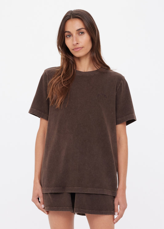SOHO EVA CREW NECK TEE cocoa