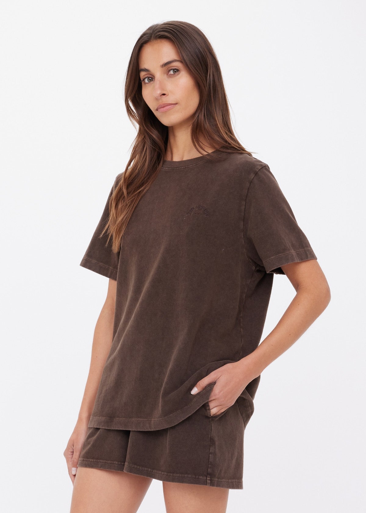 SOHO EVA CREW NECK TEE cocoa
