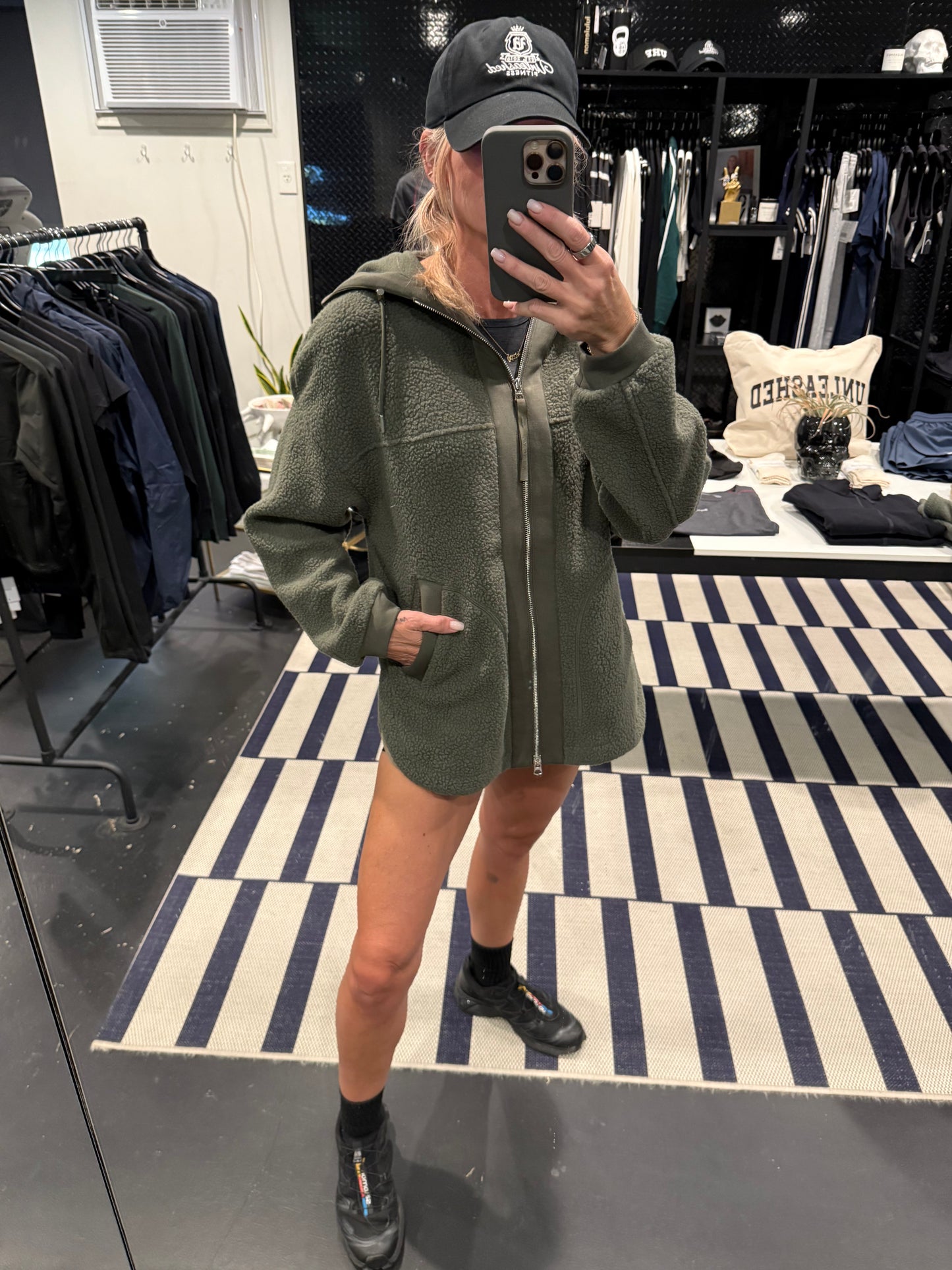 FEY RELAXED FLEECE racing olive
